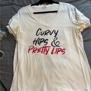 Women's White Graphic Tee